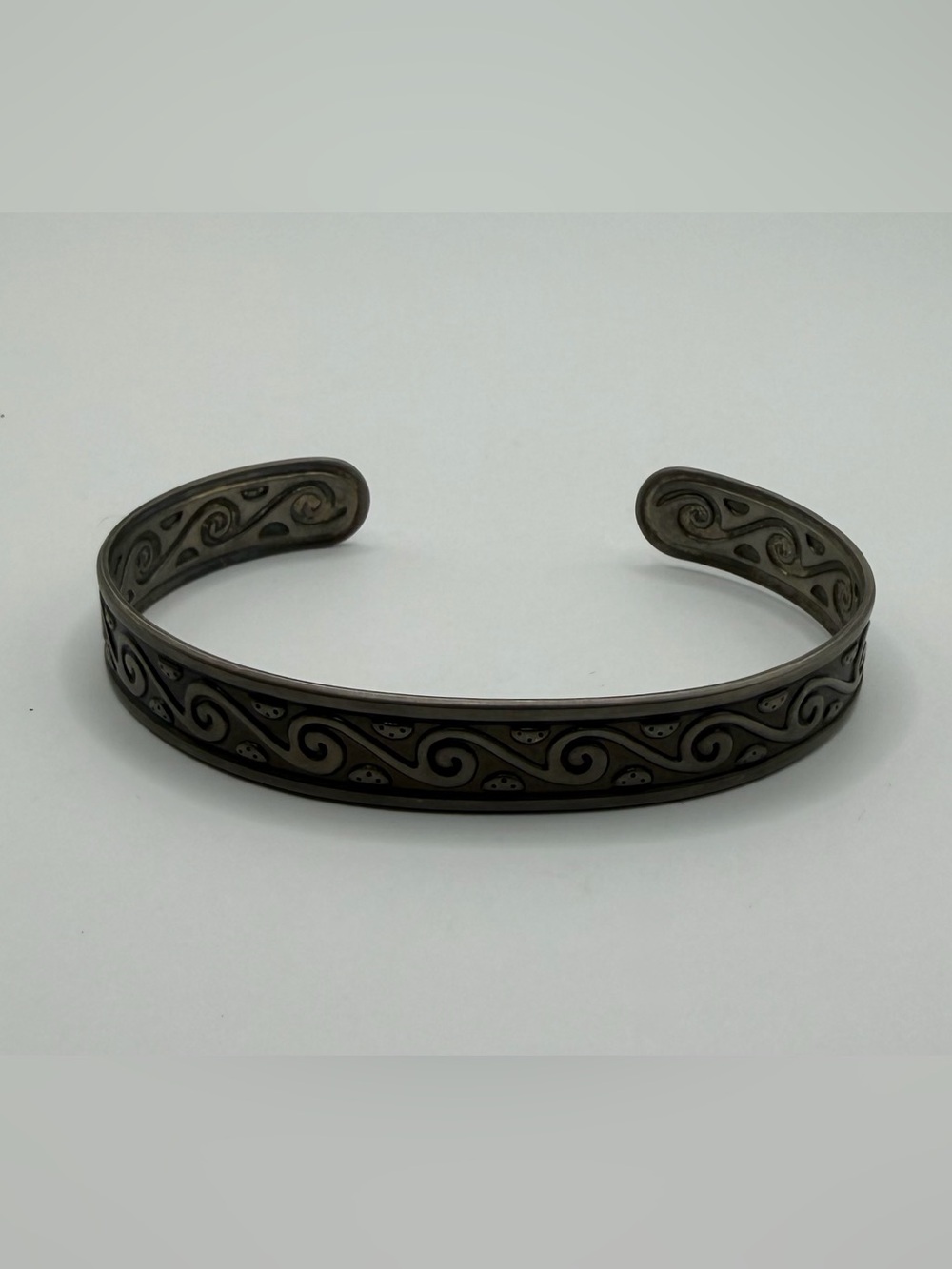 Silver Design Cuff Bracelet
